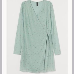 H&M Mesh Wrap Dress